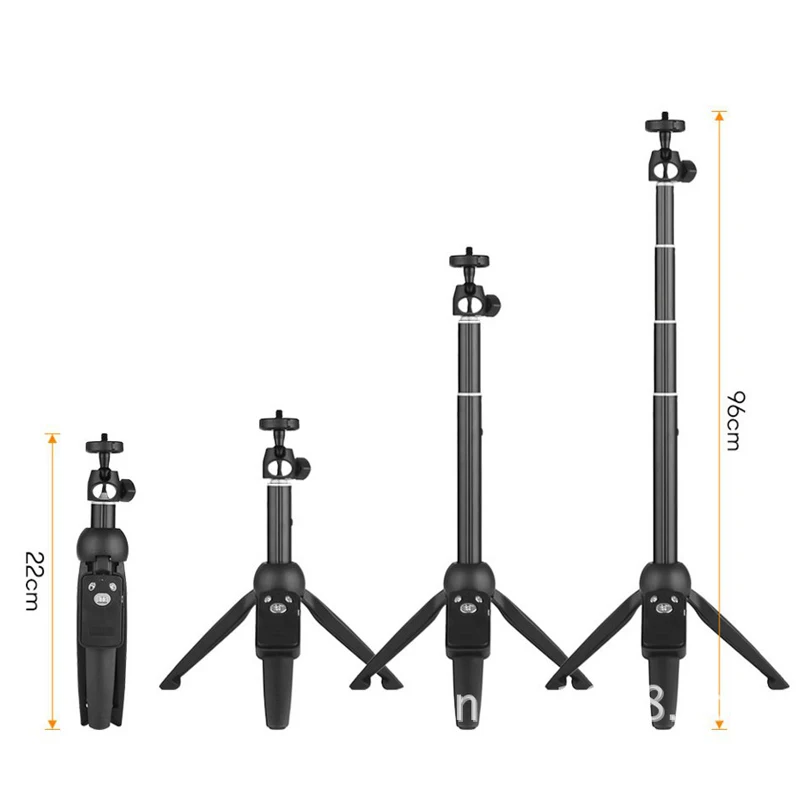 

Bluetooth Wireless Selfie Stick Tripod Foldable Remote Control Handphone Live Photo Holder bracket For iphone Action Camera