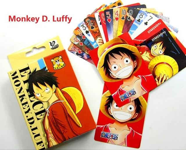 luffy 54 шт./компл. цельная коллекция Monkey D. Luffy Poker& Roronoa Zoro игровая коллекция карт детские игрушки подарок - Цвет: luffy