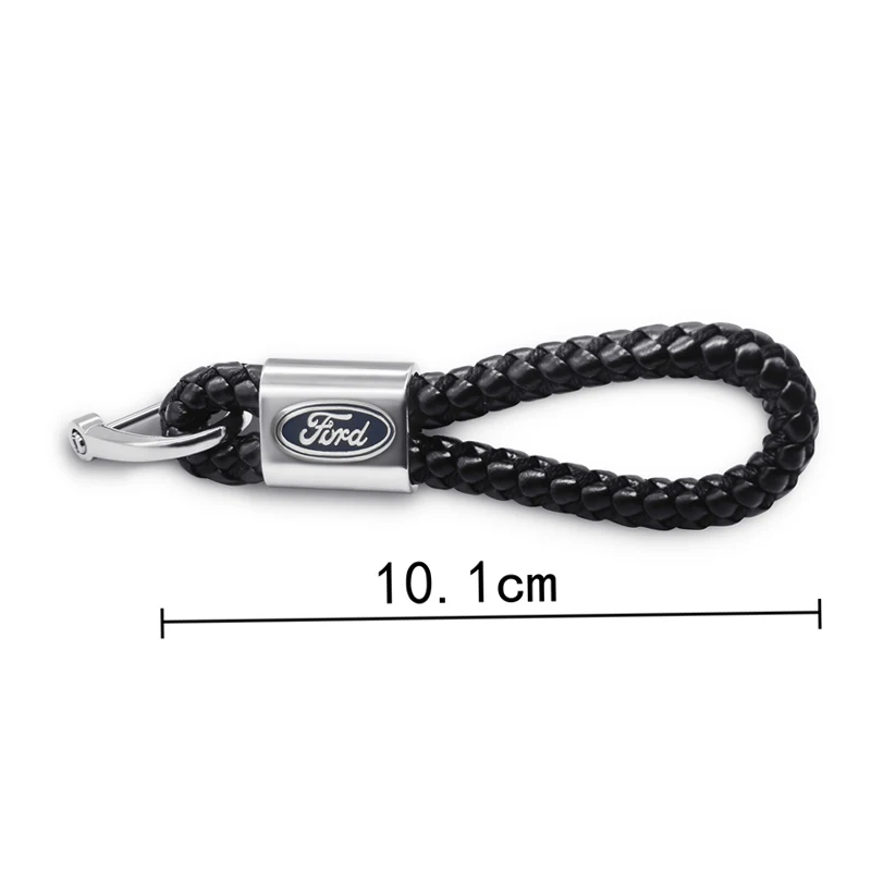 1 pcs metal alloy car badge key chain for Ford long ring 4s shop auto accessories keychain men and women gift Pendant |