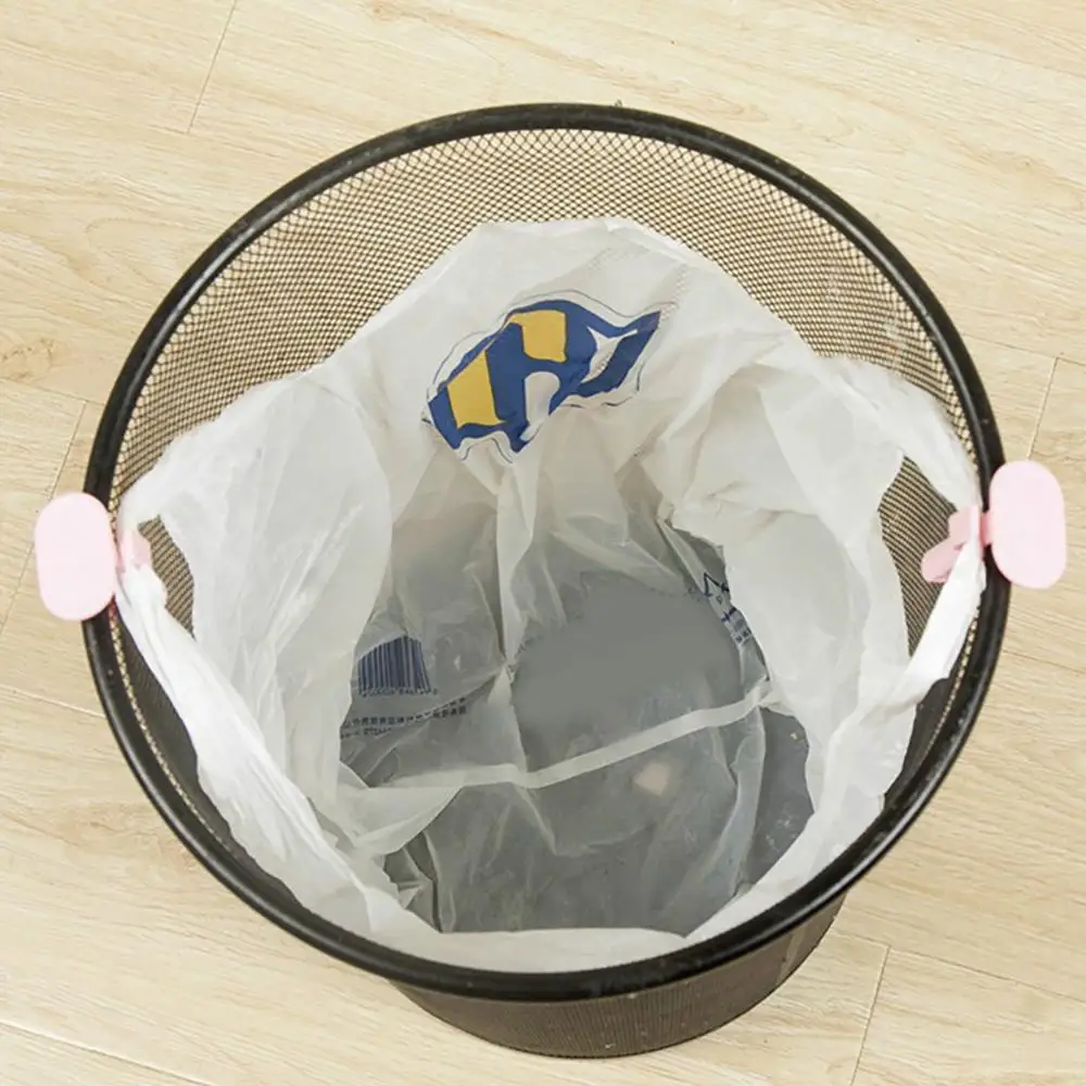 2 шт. домашний мусорный контейнер мешок фиксированный зажим держатель фиксатор