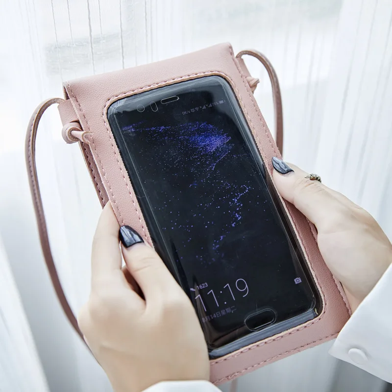 Shoulder Bag Mobile Phone Coin Purse Korean Version Simple Shell Design Type Size Function Compatible Brand Protective Of The |