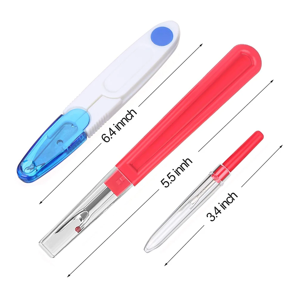

Sewing Seam Rippers and Sewing Thread Removers Kit with 30pcs Large Eye Stitching Needles Scissor Tape Measure Sewing Tools