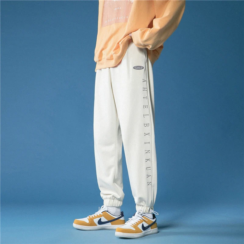 2021 модные спортивные штаны мужские свободные брюки для бега удобные уличные
