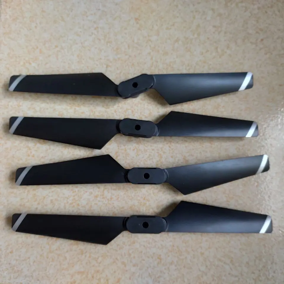 

12PCS Black Folding Noise Reduction Blade Propellers Accessory for SG700/ XS809/ DM107S Model Airplane Four Axis Quadcopter Dron