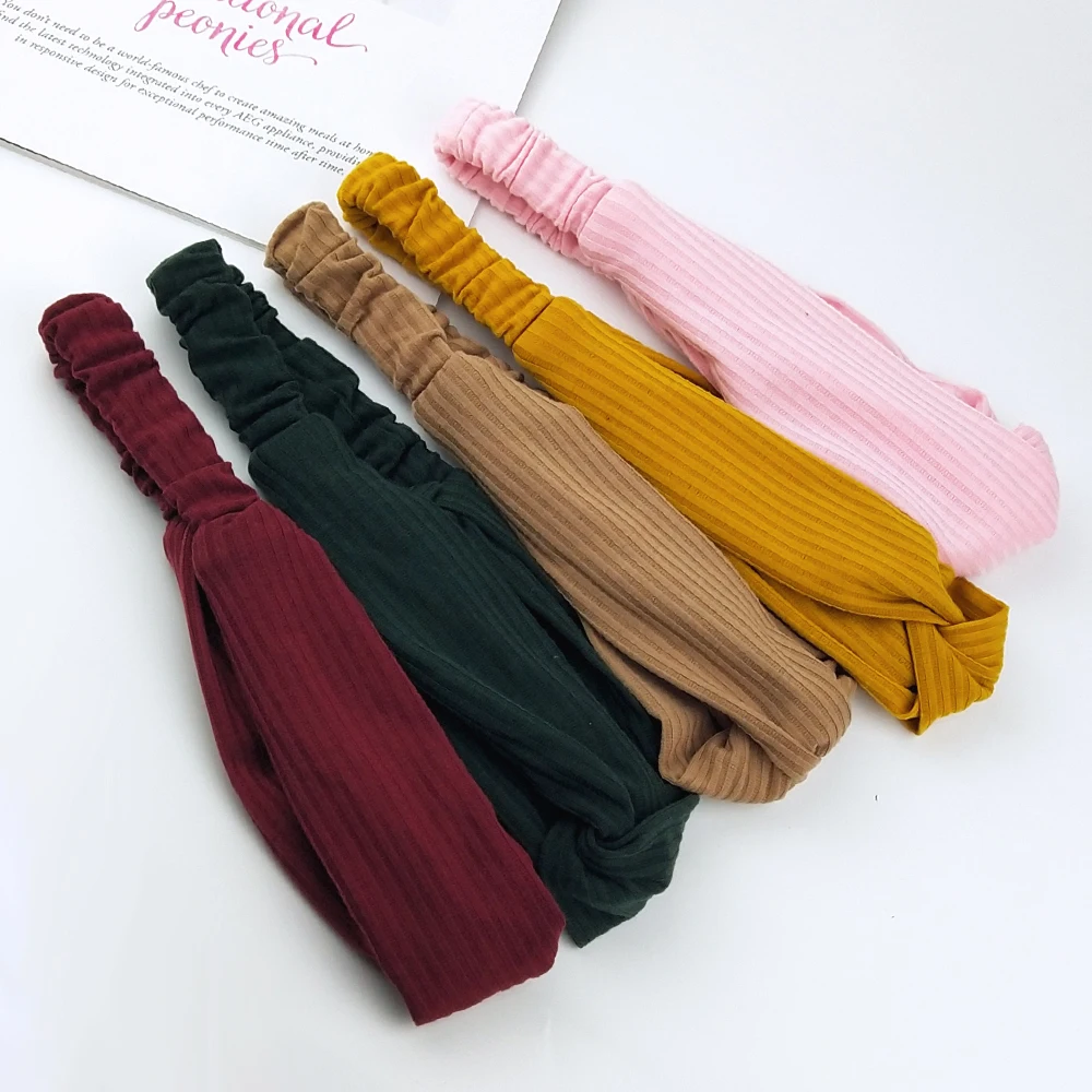 Мягкие повязки для волос с узлом |