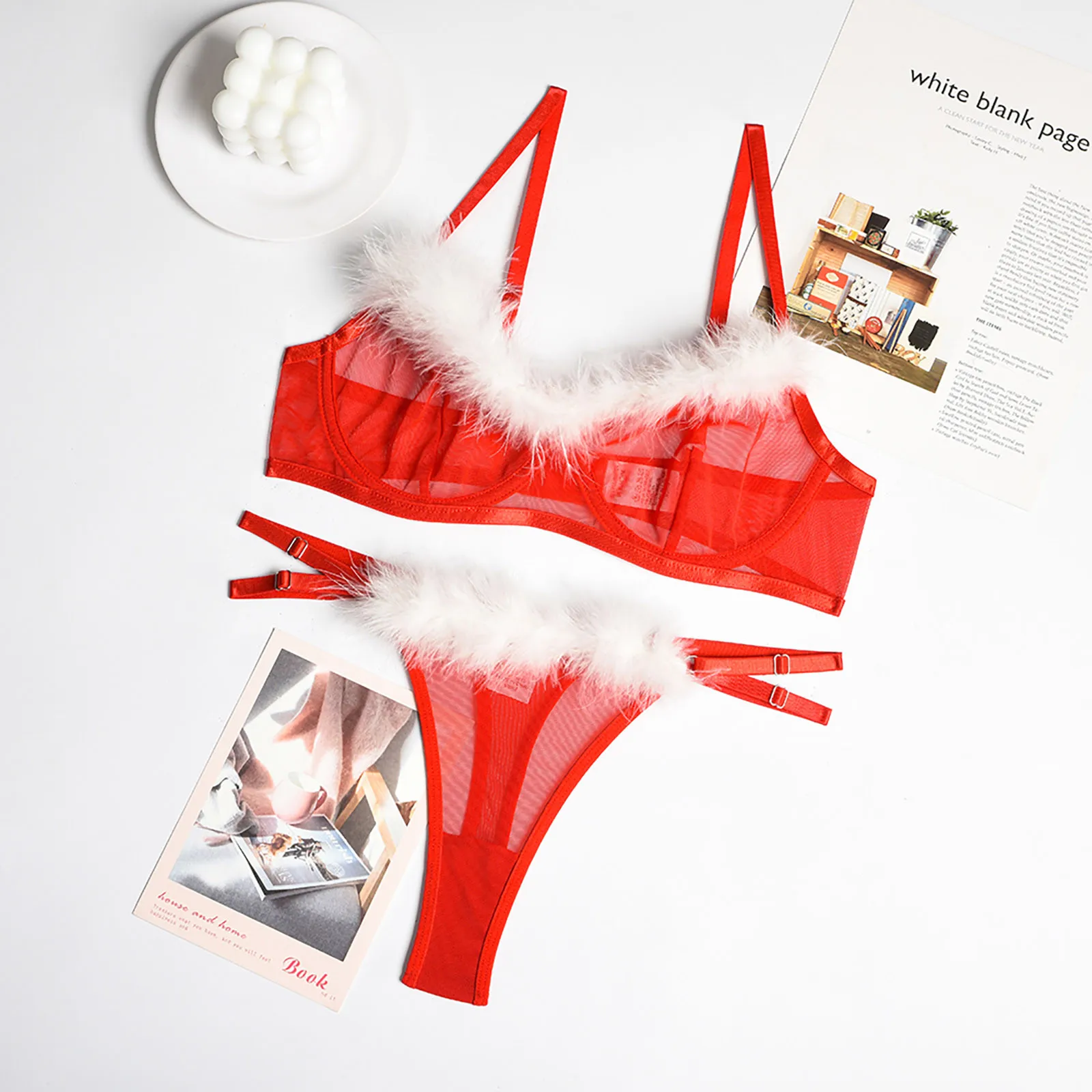 

Женское нижнее белье, ночное белье, женские рождественские комбинезоны, пижамное белье, сексуальное нижнее белье без рукавов, лестное белье...