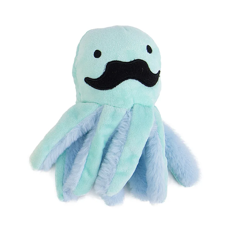 

Cute vocal Dog Tooth brush Doggy Puppy Dental Care For Dog Pet Accessories Training Toy Soft octopus Pet Supplies