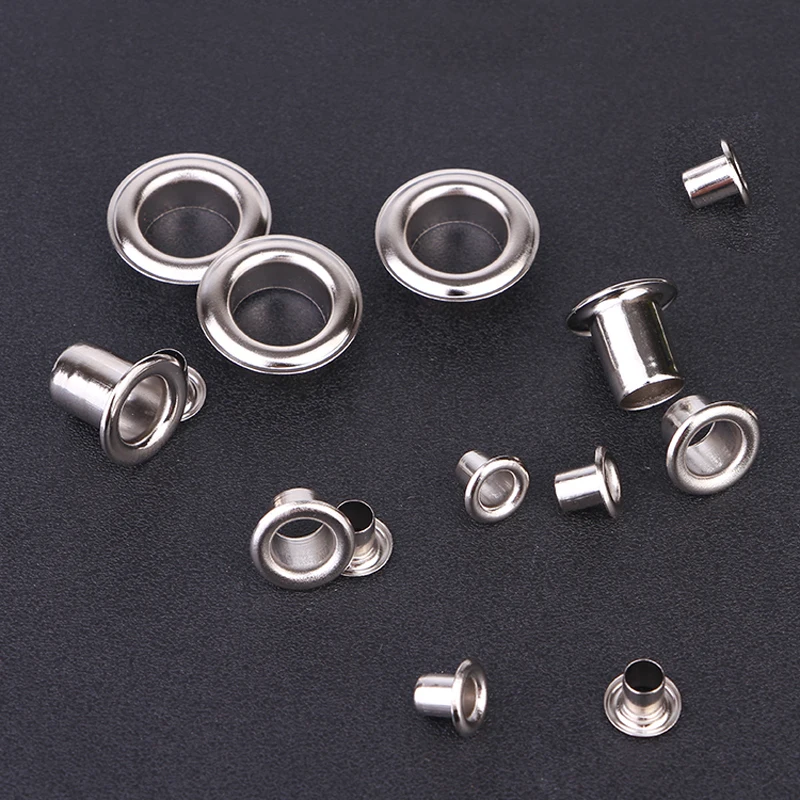 50 комплектов металлических люверсов с отверстием 8 мм люверсами для кожевенного