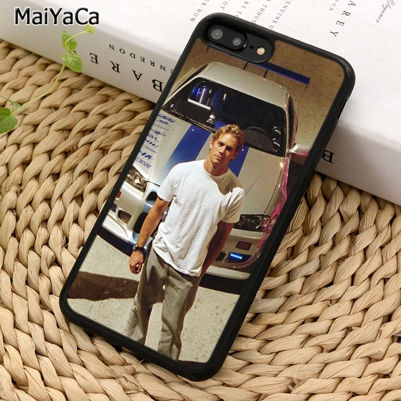 Чехол MaiYaCa для телефона с изображением фильма Пол Уокер iPhone 5 6 7 8 plus 11 12 Pro X XR XS Max