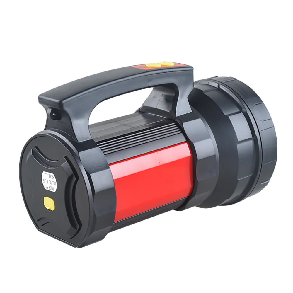 Barato Linterna Portátil De Alta Potencia Para Acampar Al Aire Libre, Reflector A Prueba De Agua, De Caza, 2x18650, Batería De Litio, 60W