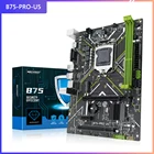 Материнская плата MACHINIST B75 LGA1155, для процессора Core I7, DDR3, 32 ГБ ОЗУ для настольных ПК, поддержка M.2 NGFF USB VGA HDMI B75-PRO U5