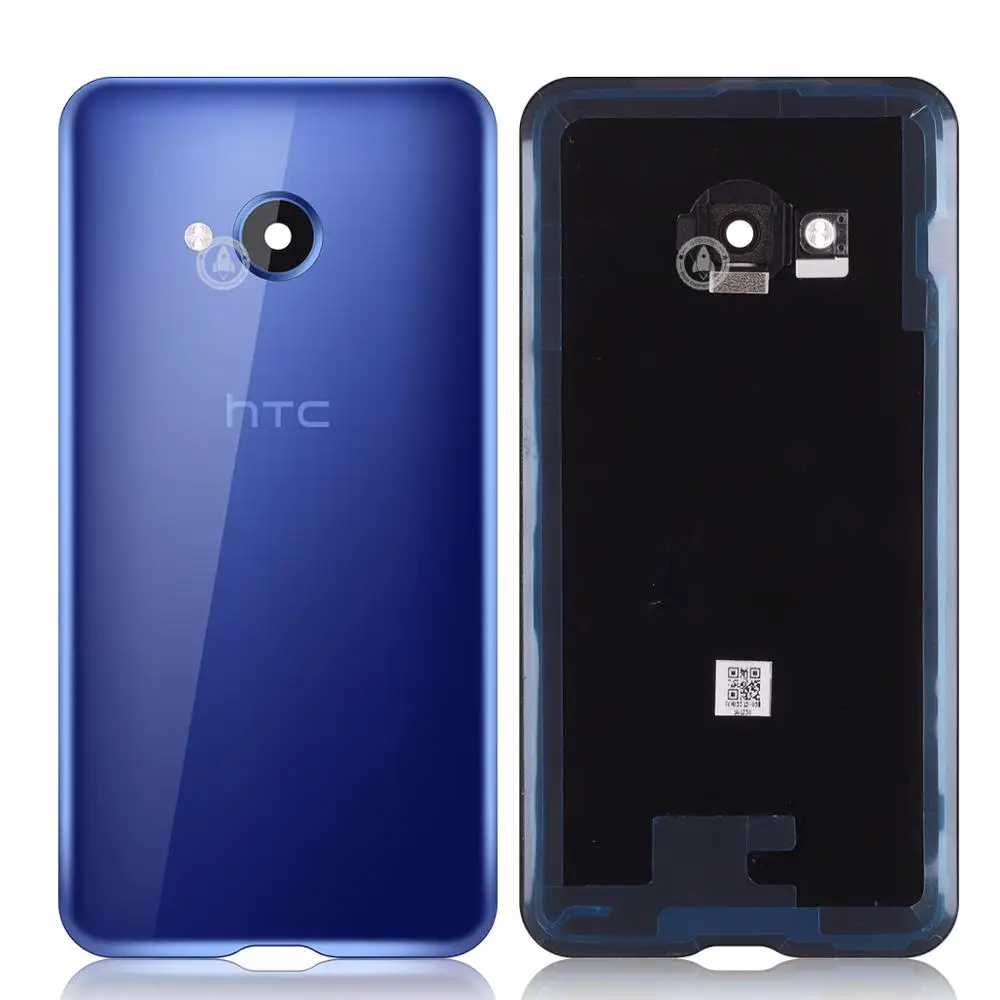 Оригинальная задняя крышка корпуса для htc U Play, крышка батареи с объективом камеры для htc U Play, задняя крышка, запасные части - Цвет: Blue