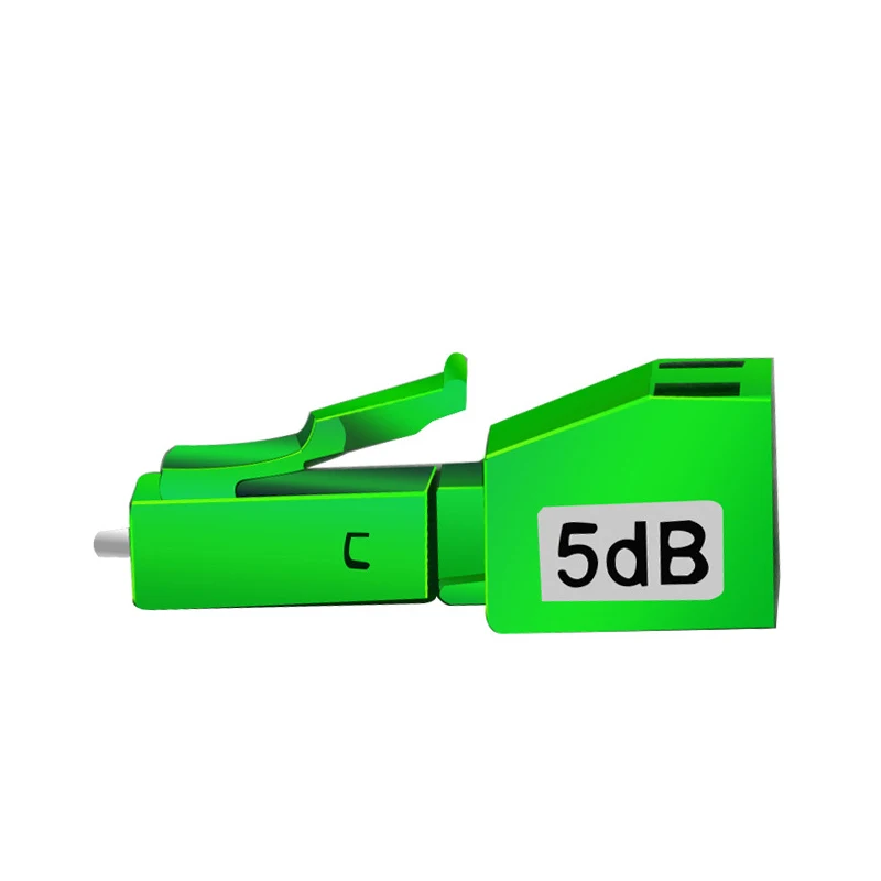 

2pcs LC/APC Attenuator Flange Connector Fiber 5DB