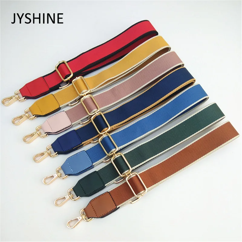 

JYSHINE Shoulder Handbags Bag Strap Solid Color Wide Adjustable Length Women DIY Bag Belt Replacement Handle Crossbody Bag Parts