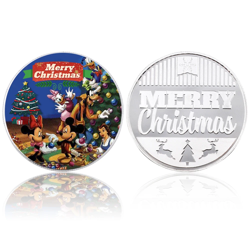 Праздничный сувенир подарки 999 9 Посеребренная металлическая монета домашняя