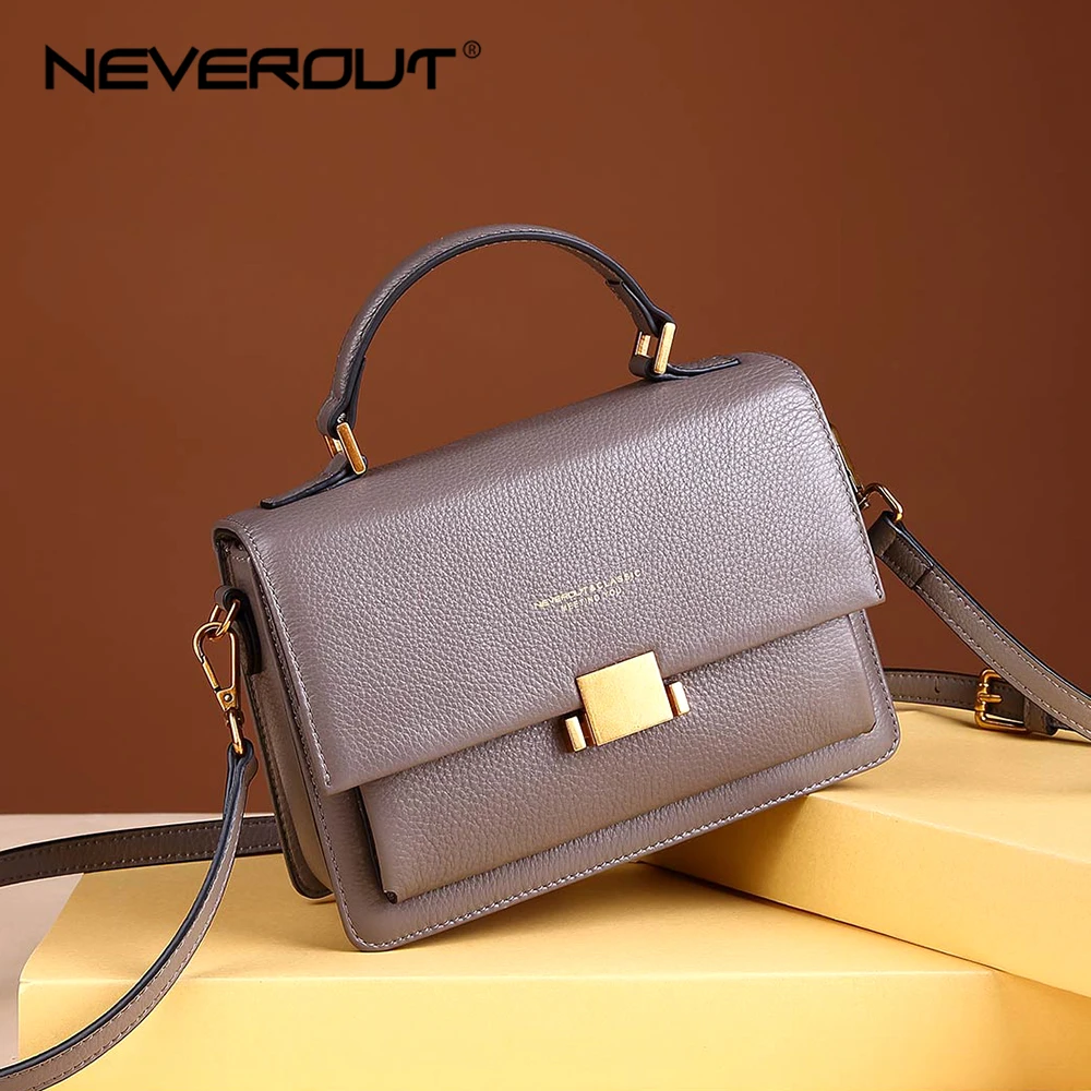 Женская сумка-мессенджер NEVEROUT из натуральной кожи через плечо | Багаж и сумки