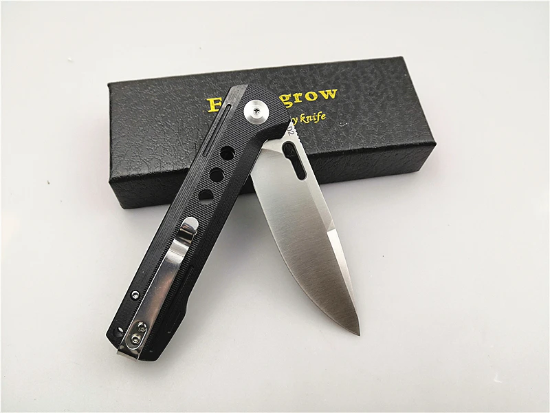 Eafengrow EF910 складной нож G10 Ручка D2 лезвие шарикоподшипник Флиппер Кемпинг/Выживание/открытый/Тактический нож складной EDC инструмент