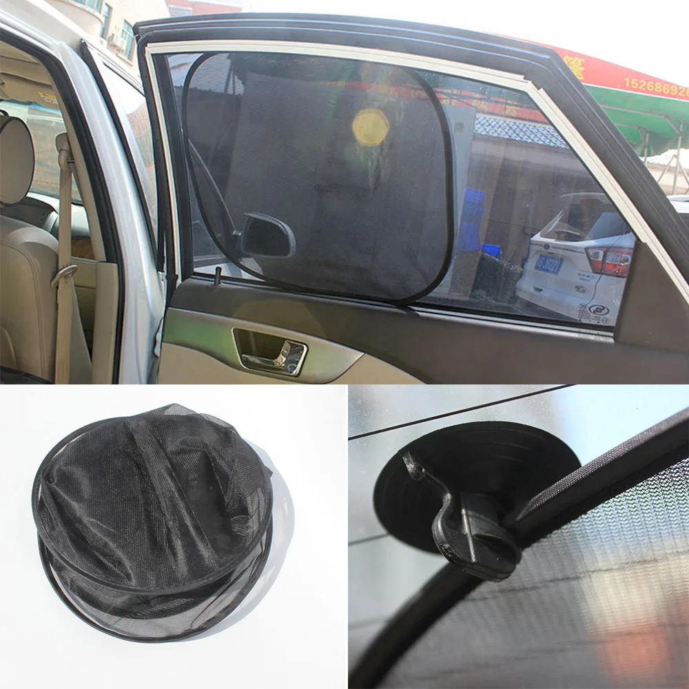 

5Pcs/Set Car Sunshade Covers Universal Auto Anti UV Shield Rear Side Window Sunshade Mesh Sun Visor Protector Windshield Films