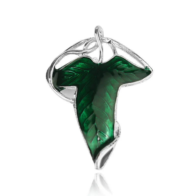 

Elf Green Leaf brooch Pins Vintage occident movie for Women Men Jewelry hot sale Movie Pink's favorite popular brooch