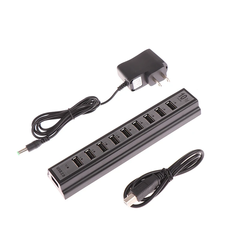 10 портов usb 20 hub с питанием перемен