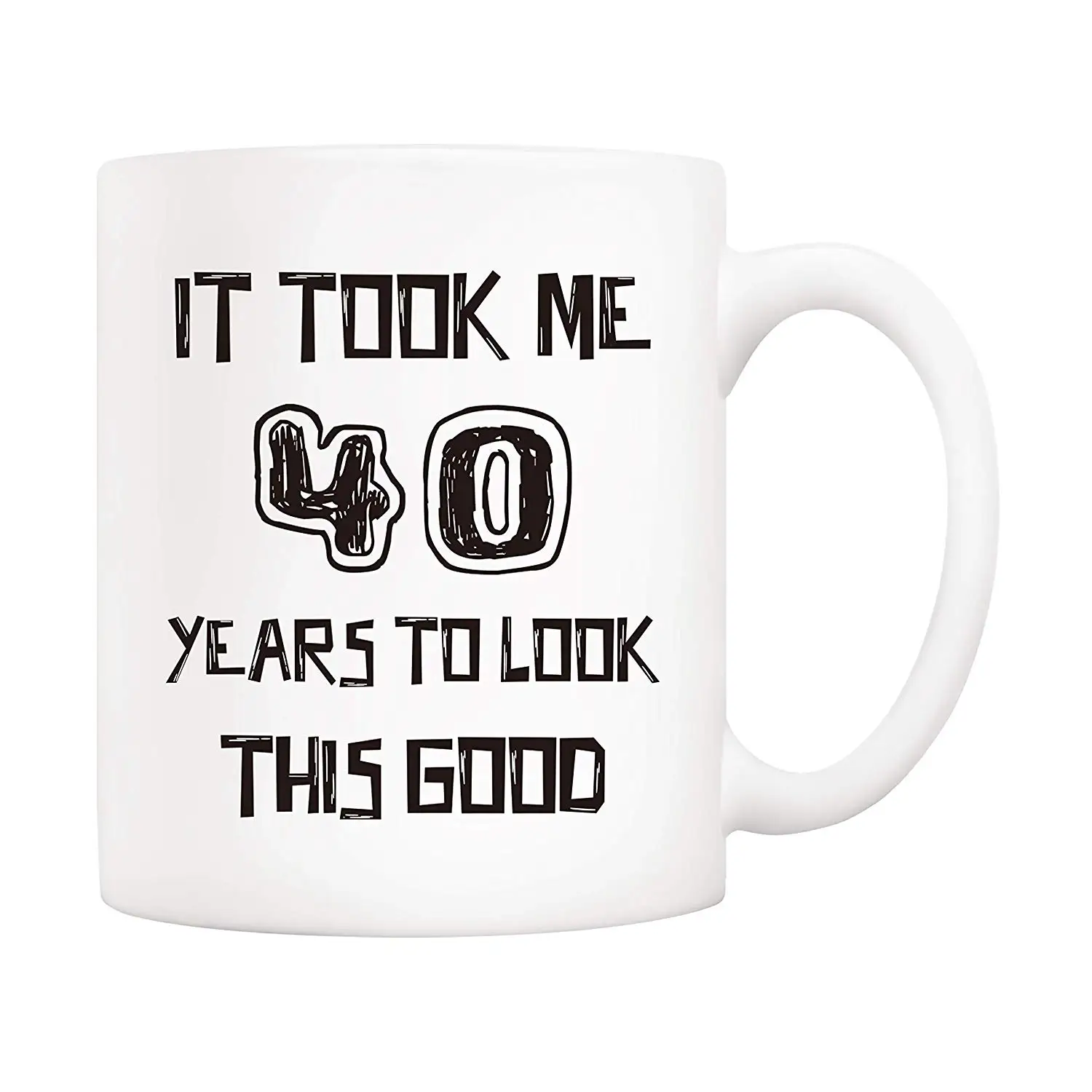 Рождественские подарки забавная кофейная кружка мне потребовалось 40 лет на то