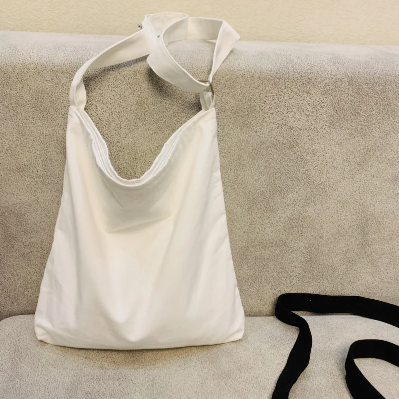 

Ins Han Feng осенне-зимняя новая холщовая женская школьная сумка через плечо на молнии с галстуком-краской JT530004