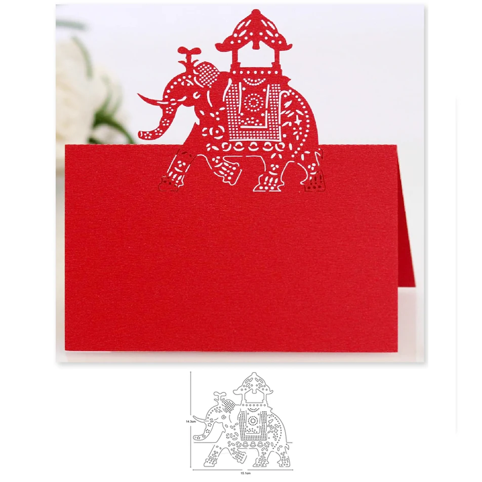 

metal cutting dies elephant cut die mold decoration Scrapbook paper craft knife mould blade punch stencils dies