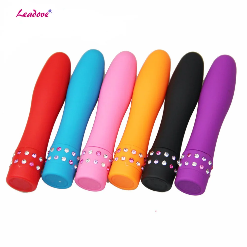 Вибрирующий водонепроницаемый силиконовый мини вибратор массажер для точки G 6