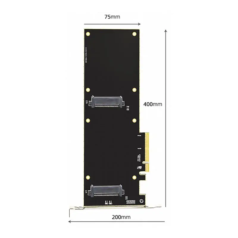переходная карта pci e u 2 к pci e x8 адапт