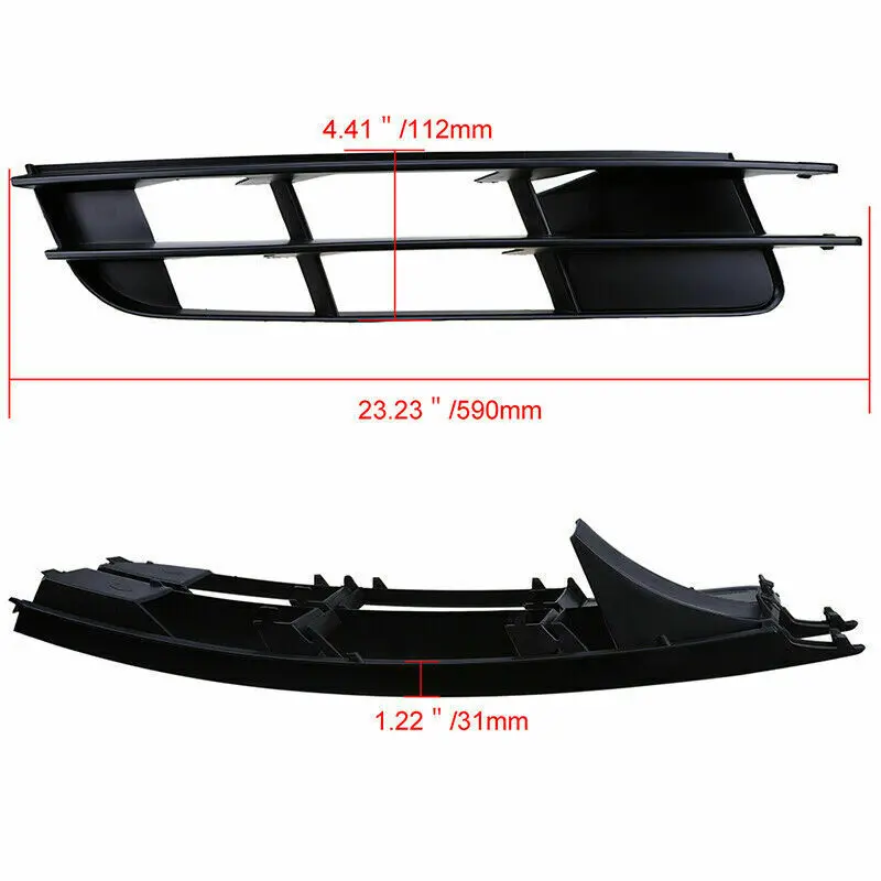 Передний бампер Нижняя решетка крышка для Q7 MK1 2006 2009 ПАРА 4L0807681 4L0807682|Решетки| |
