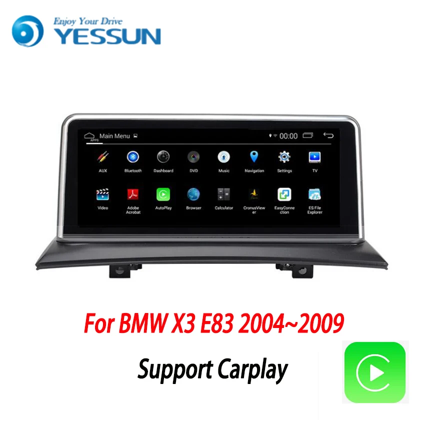 Радио YESSUN Android автомобильный мультимедийный плеер для BMW X3 E83 2004 ~ 2009 стерео радио