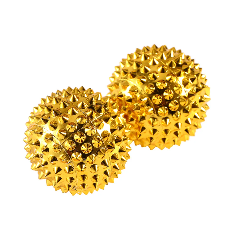 

1Pair Yoga Fitness Ball Magnetic Therapy Massager Magnet Hand Acupuncture Ball Acupoint Needle Massage Men Women Pressure Relief