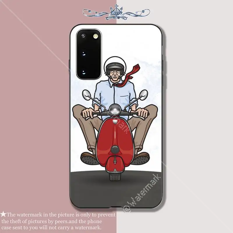 Роскошный чехол Motirunner Vespa для Samsung Galaxy S9 S10 S20 Plus Note8 Note9 Note10 A80 | Мобильные телефоны и