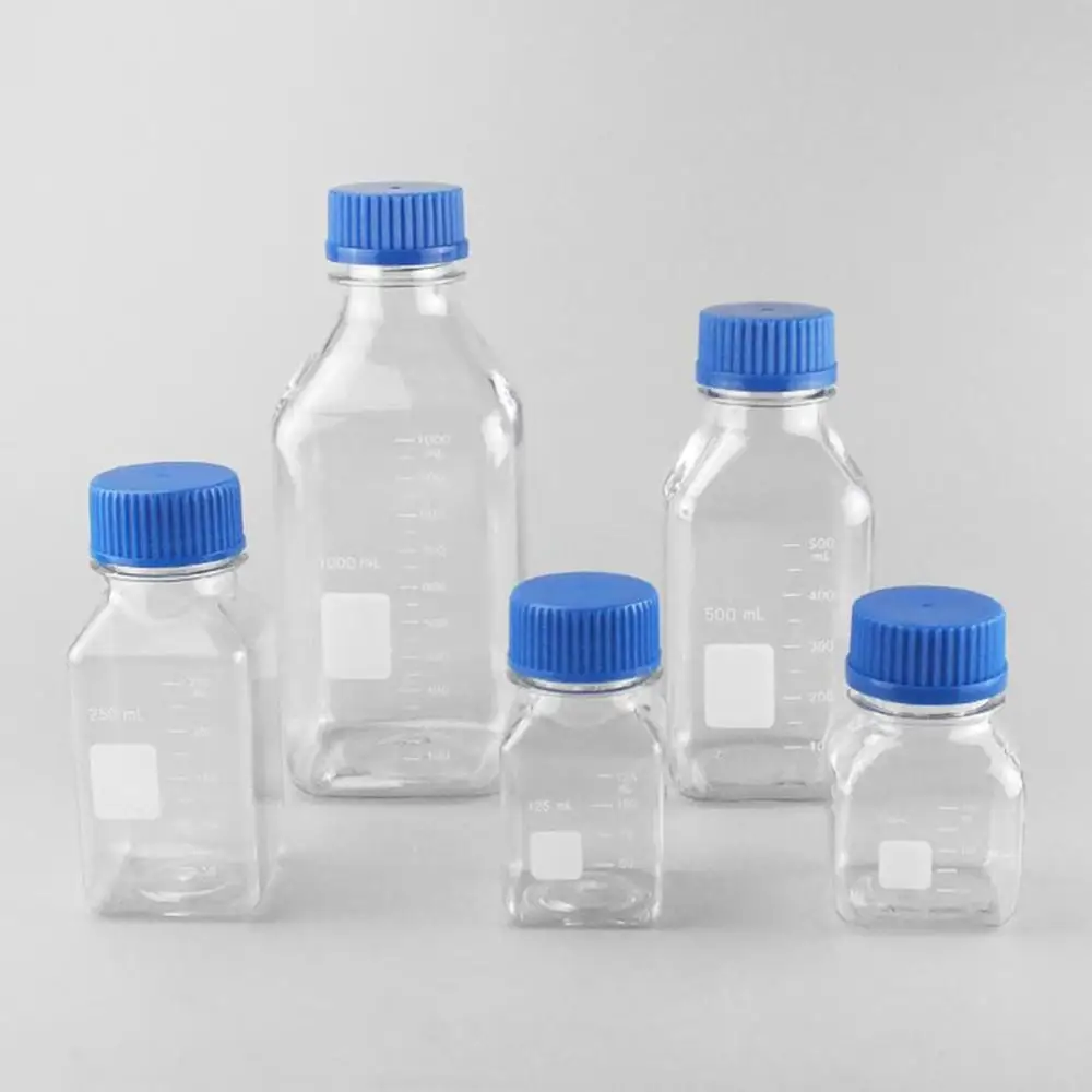 Лабораторные принадлежности пластиковая бутылка для сыворотки PET PC стерилизация