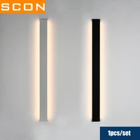 scon led indoor wall lamps thin modern bedroom living room stairway lamp minimalist decoration wall light interior fixtures