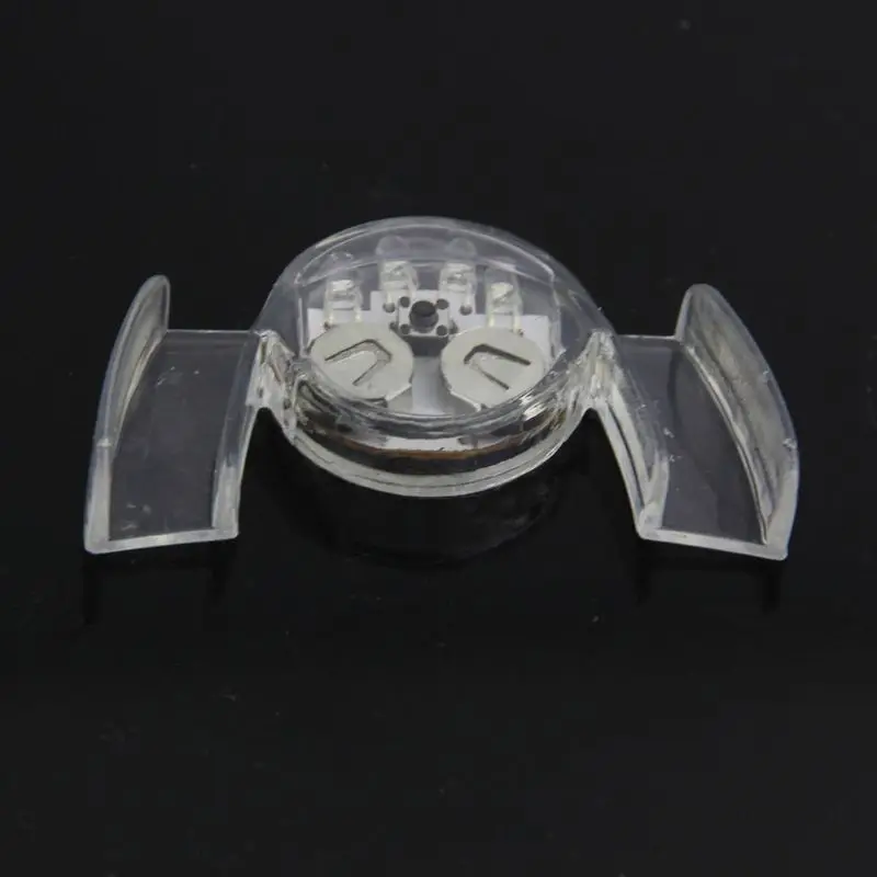 

03KD 1X LED Light Mouth Guard Mouthpiece Flashing Piece Party glow in the dark up New