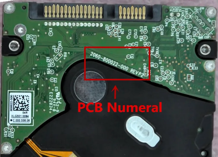2060 800022 000 HDD PCB Материнская плата кодирование: об P2 в том числе SATA 300 3