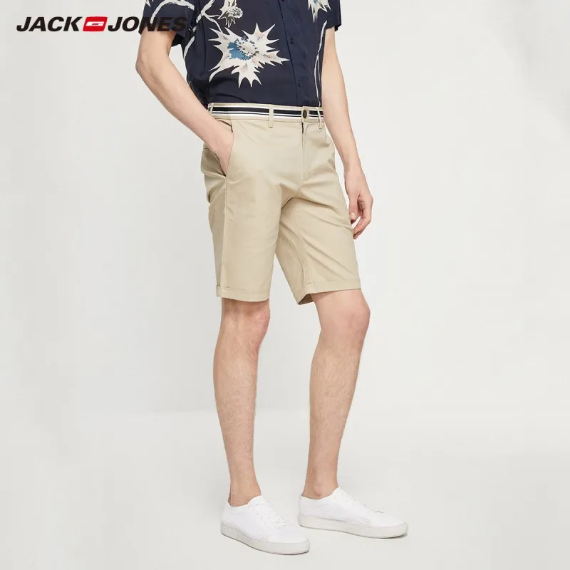 JackJones мужские модные удобные Стрейчевые хлопковые шорты базовая Мужская одежда