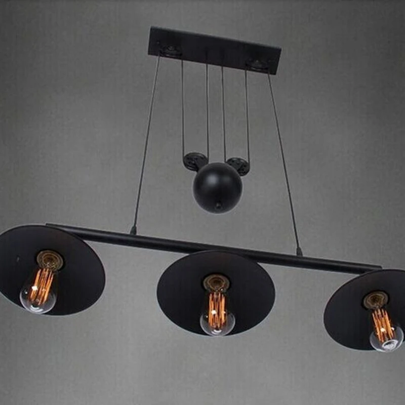 Американский винтажный подвесной светильник современная лампа для столовой