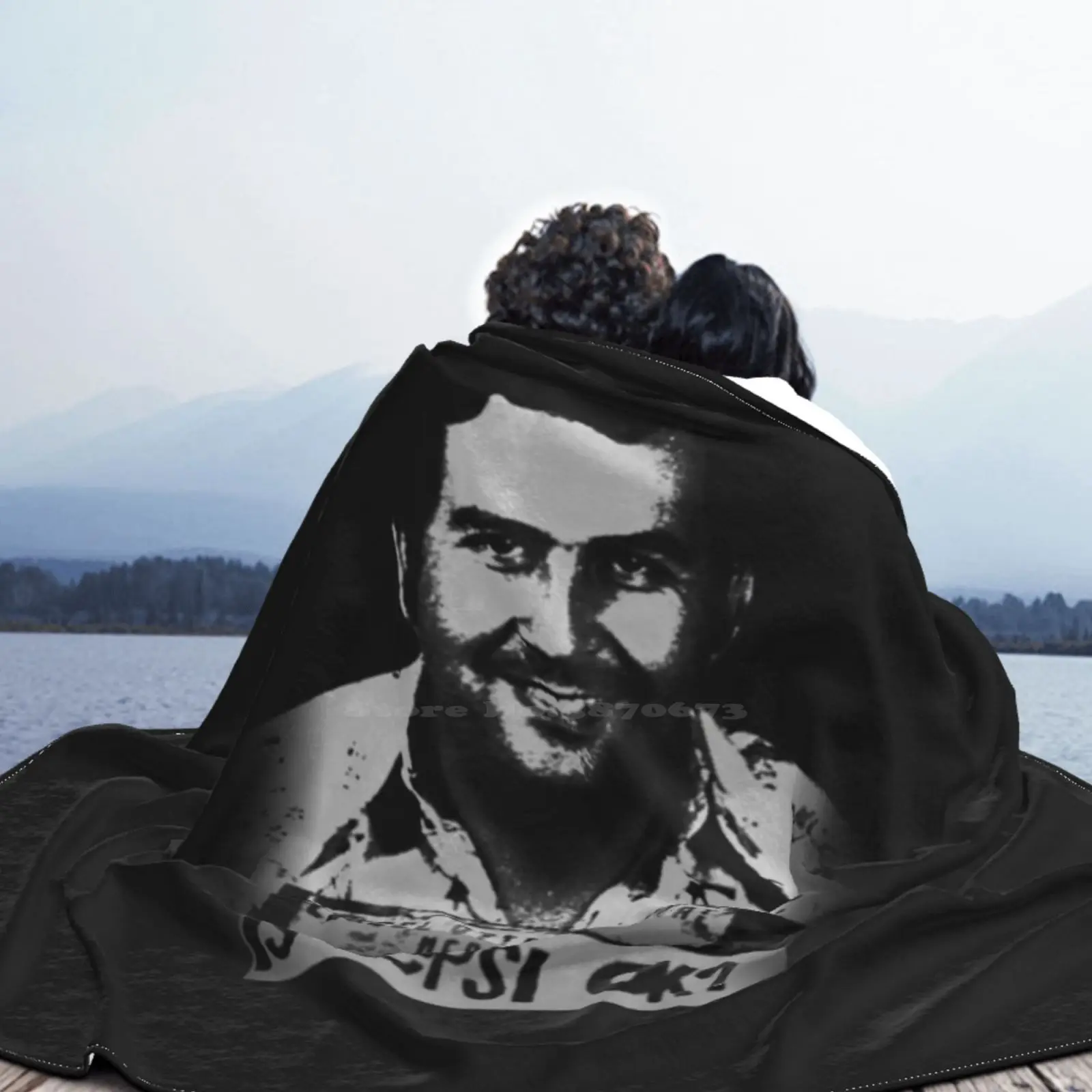 Pablo Escobar T Shirts Hot Sale Printing High Qiality Warm Flannel Blanket Uk | Дом и сад