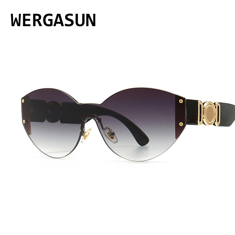 

WERGASUN Brand Sunglasses Women Fashion Sun Glasses Men Vintage Eyewear Ladies Traveling Style UV400 Goggles