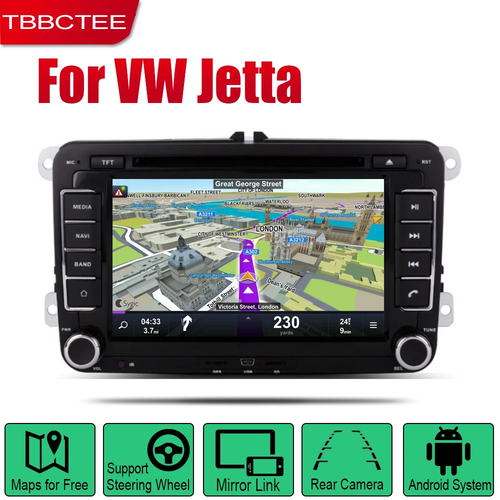 TBBCTEE автомобильный dvd плеер gps навигация для Volkswagen VW Jetta 2005 ~ 2018 Android мультимедийная
