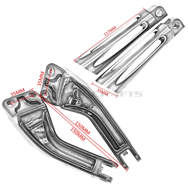 Пассажирские подножки, крепежные кронштейны для Harley Dyna Glide EFI FXDF FXDL FXDB FXDC FXD FLD FXDWG