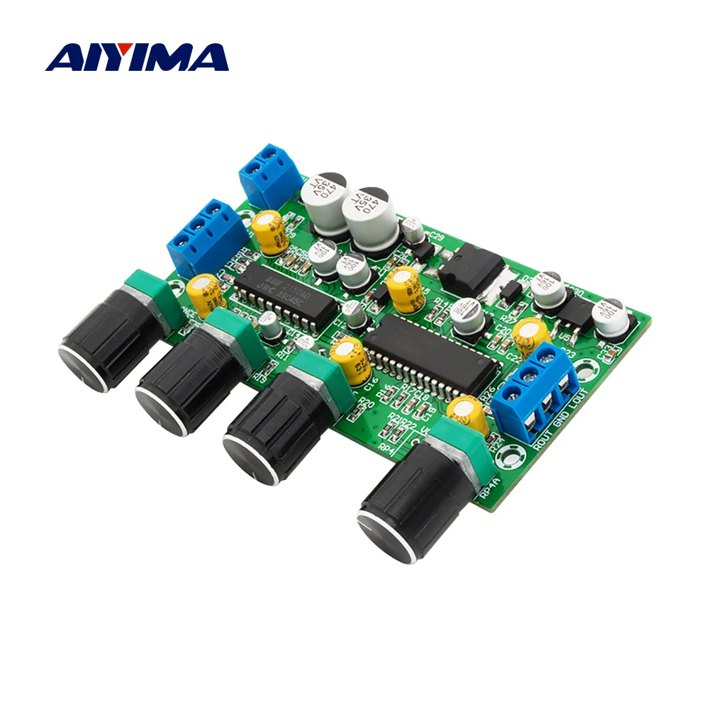 Усилитель мощности AIYIMA предусилитель тональная плата BBE2150 + UPC1892T HiFi усилитель DIY