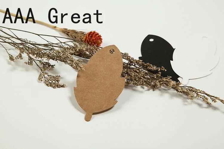 100 шт./лот подвесные бирки из крафт бумаги для свадебвечерние НКИ ценная этикетка