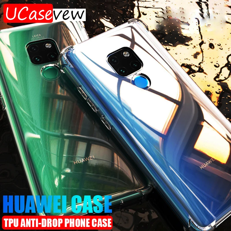 Прозрачный чехол для телефона из ТПУ с воздушной подушкой huawei P20 P30 Pro Lite mate 20 Nova 3