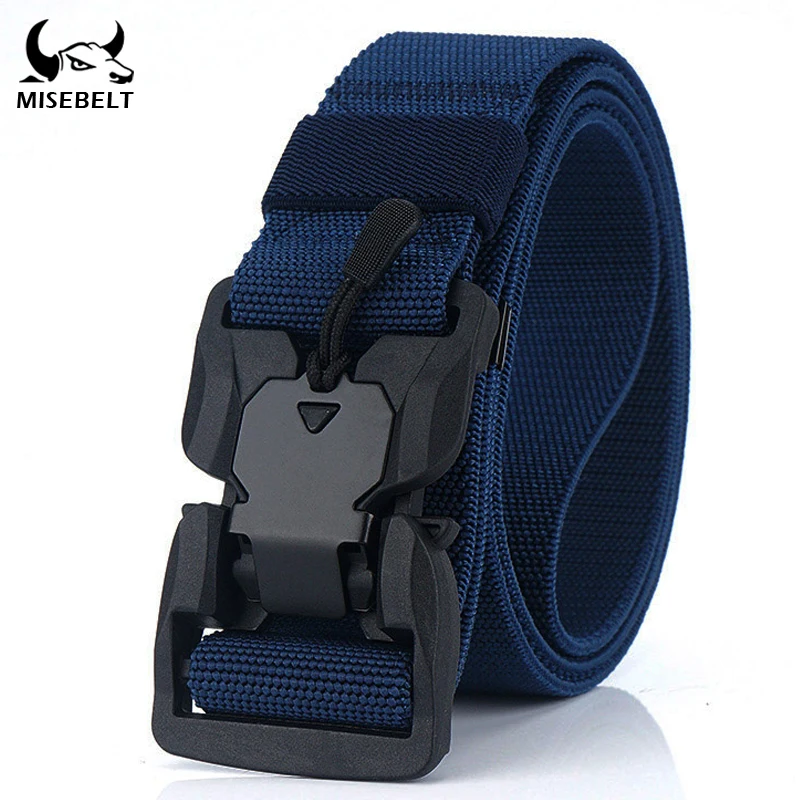 

2020 New Technology Magnetic Tactical Belt High Strength Elastic Fiber Unisex Non-porous Belt Outdoor Fishing Sport Accessories