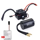 Водонепроницаемый Бесколлекторный двигатель Surpass Hobby 3650 2300кв 3100кв 3900кв с регулятором скорости 60А, с программируемой картой, комбинированный для 110 RC Car Truck Toy