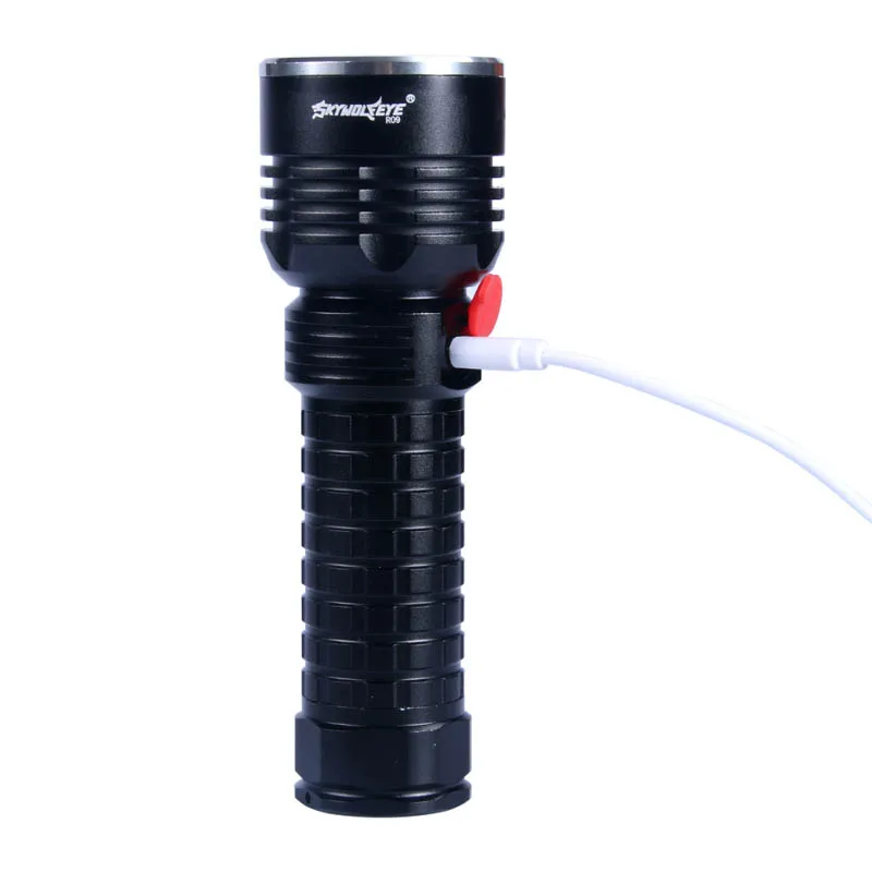 

500Lumen 3 Modes T6 LED Flashlight Torch Powerful Lamp Light for Outdoor Camping F2