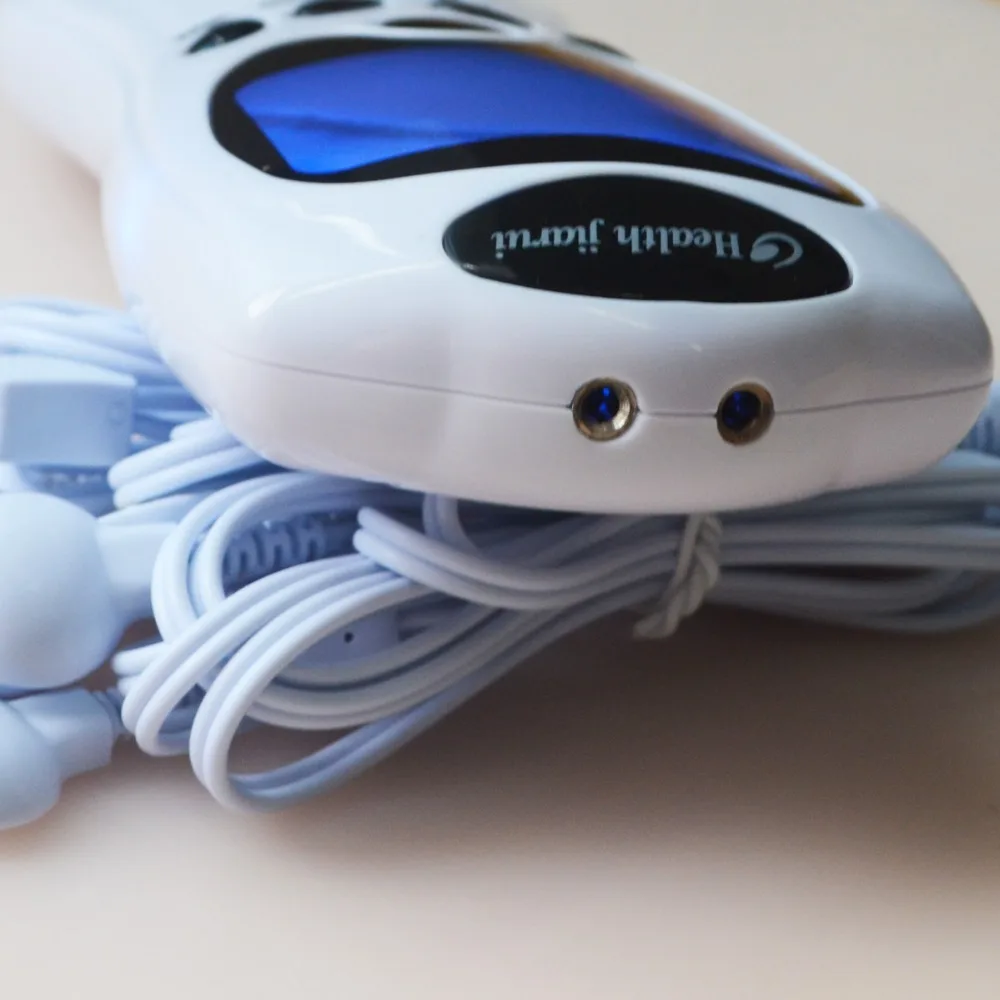 Цифровой массажер для здоровья двухканальный серебристый мышц